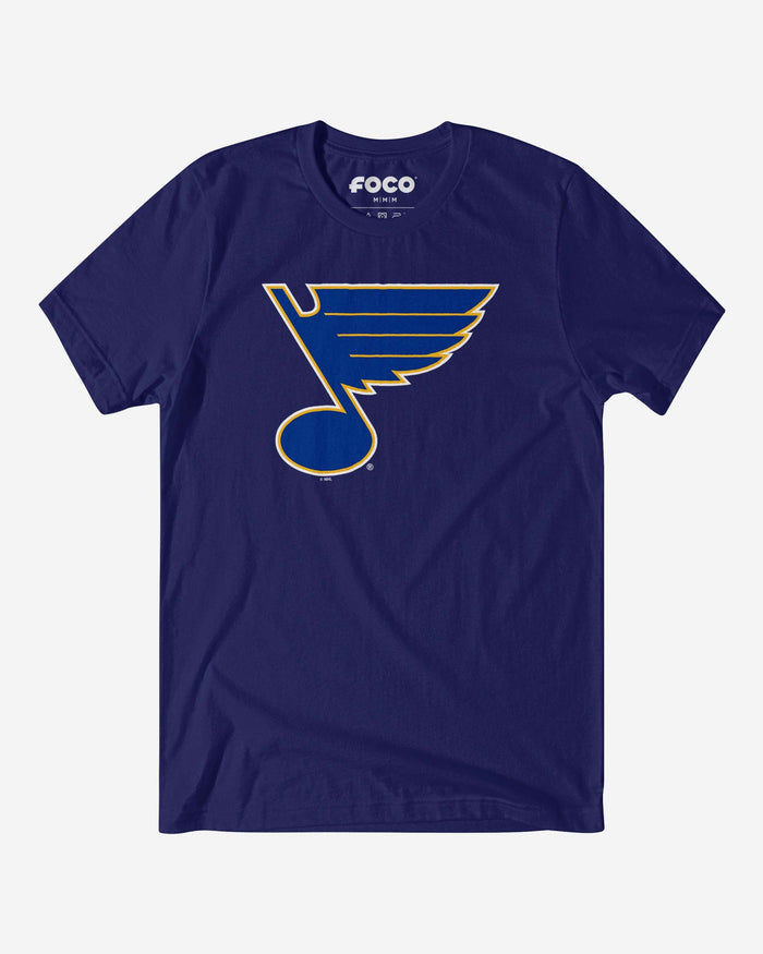 St Louis Blues Primary Logo T-Shirt FOCO Navy S - FOCO.com