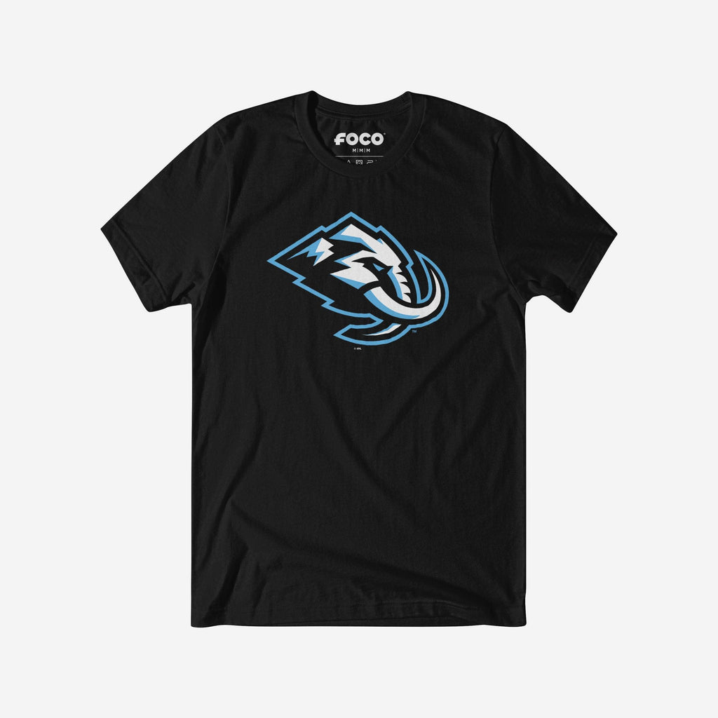 Utah Mammoth Primary Logo T-Shirt FOCO Black S - FOCO.com