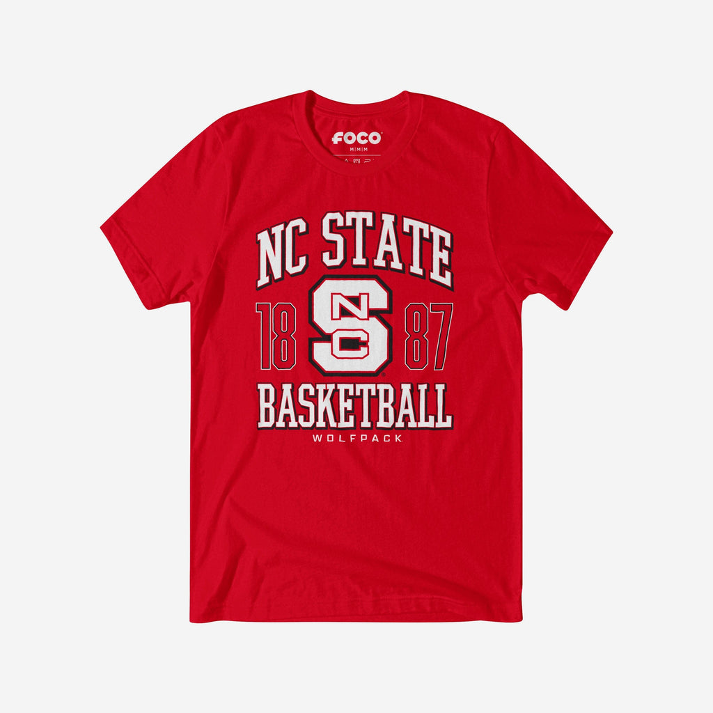 NC State Wolfpack Basketball T-Shirt FOCO S - FOCO.com