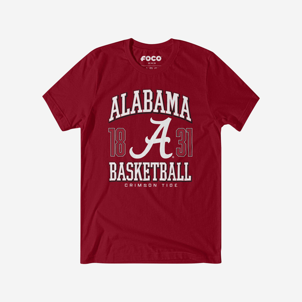 Alabama Crimson Tide Basketball T-Shirt FOCO S - FOCO.com