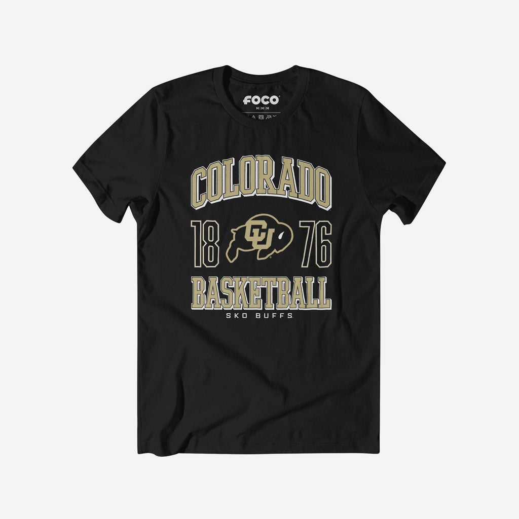 Colorado Buffaloes Basketball T-Shirt FOCO S - FOCO.com