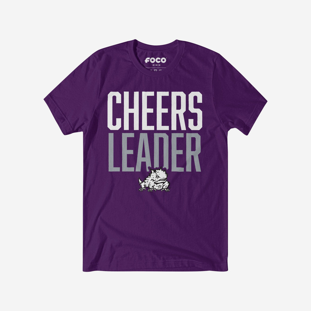 TCU Horned Frogs Cheers Leader T-Shirt FOCO S - FOCO.com