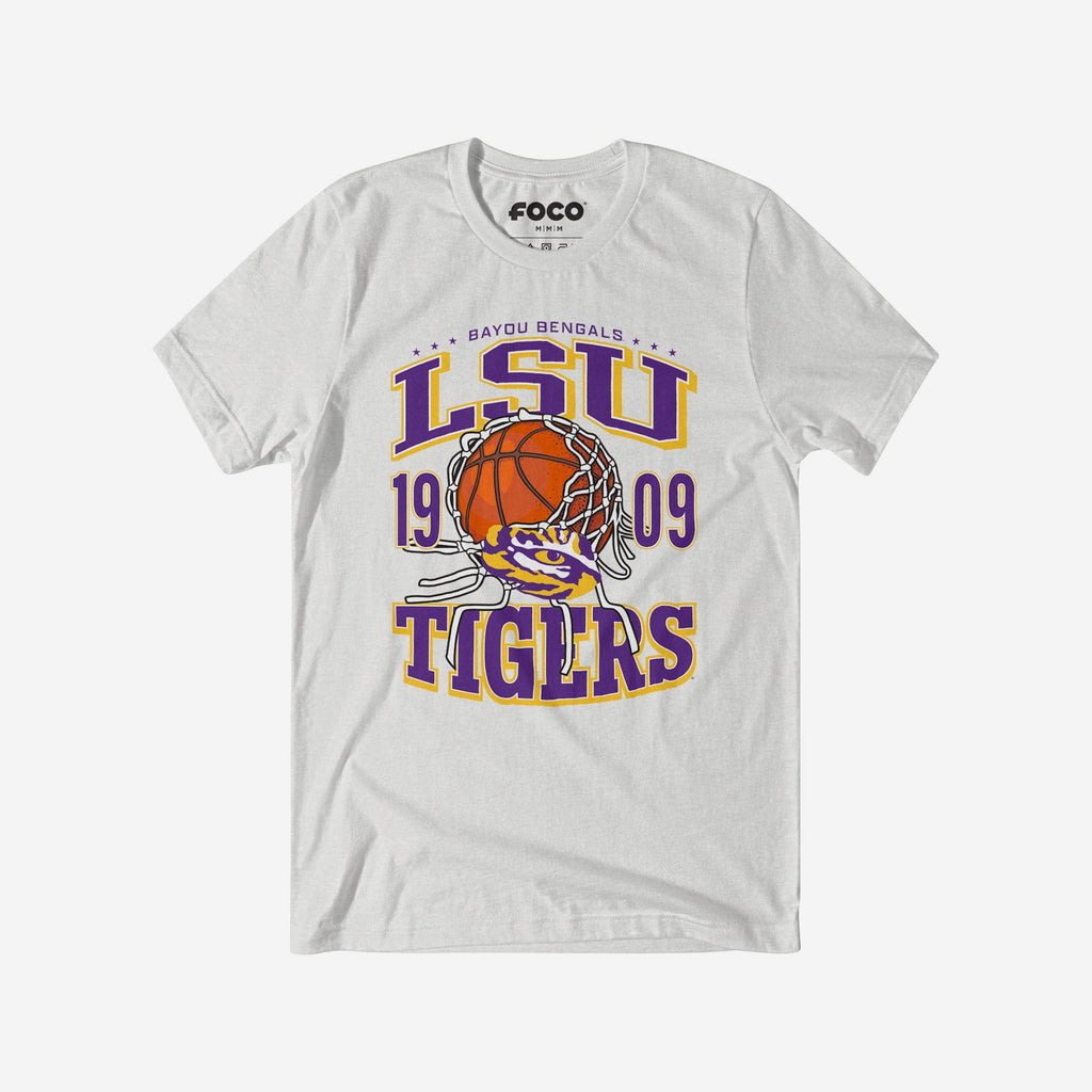 LSU Tigers Cut The Net T-Shirt FOCO S - FOCO.com