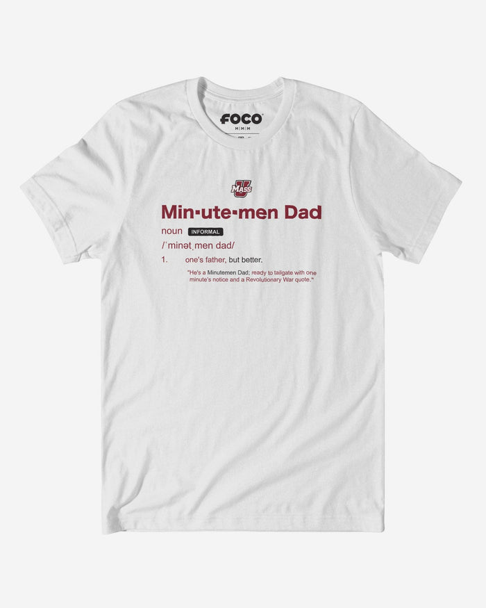 UMass Minutemen Dad Definition T-Shirt FOCO S - FOCO.com