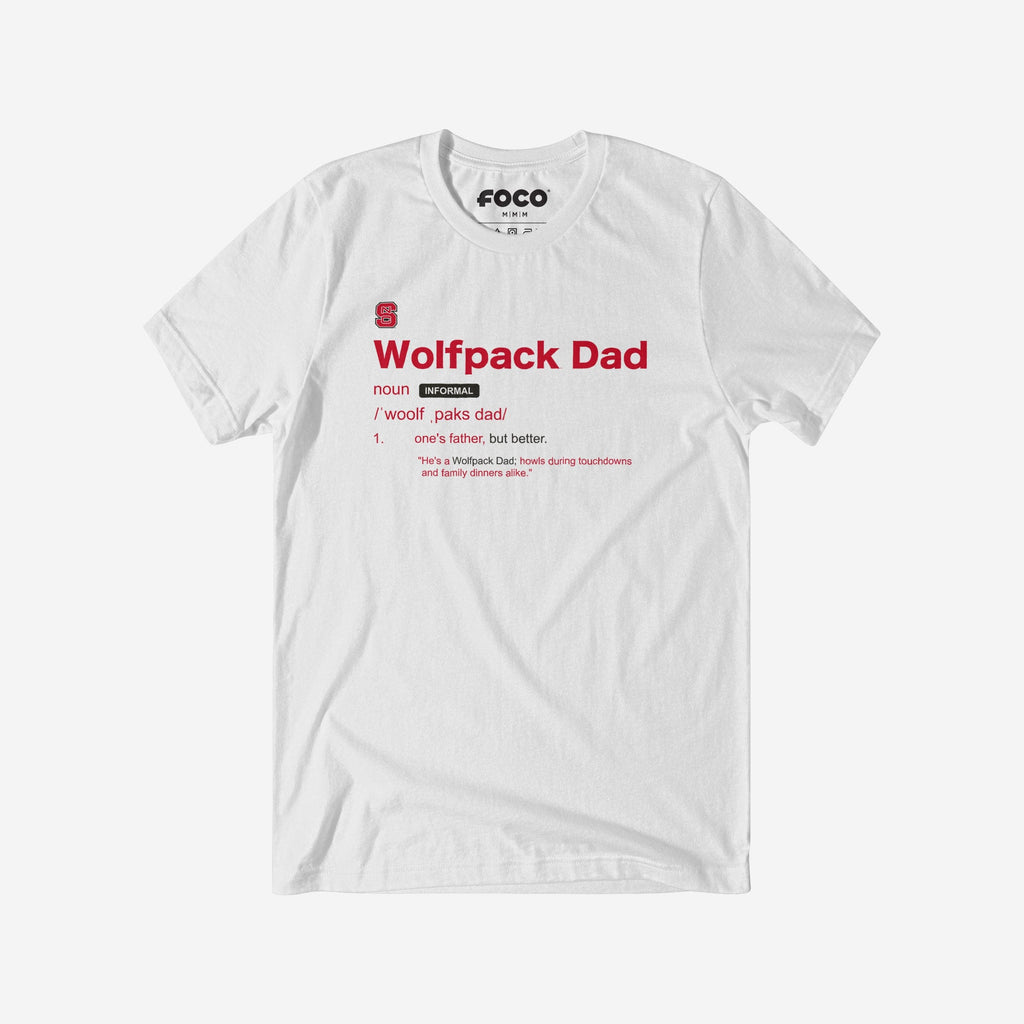 NC State Wolfpack Dad Definition T-Shirt FOCO S - FOCO.com