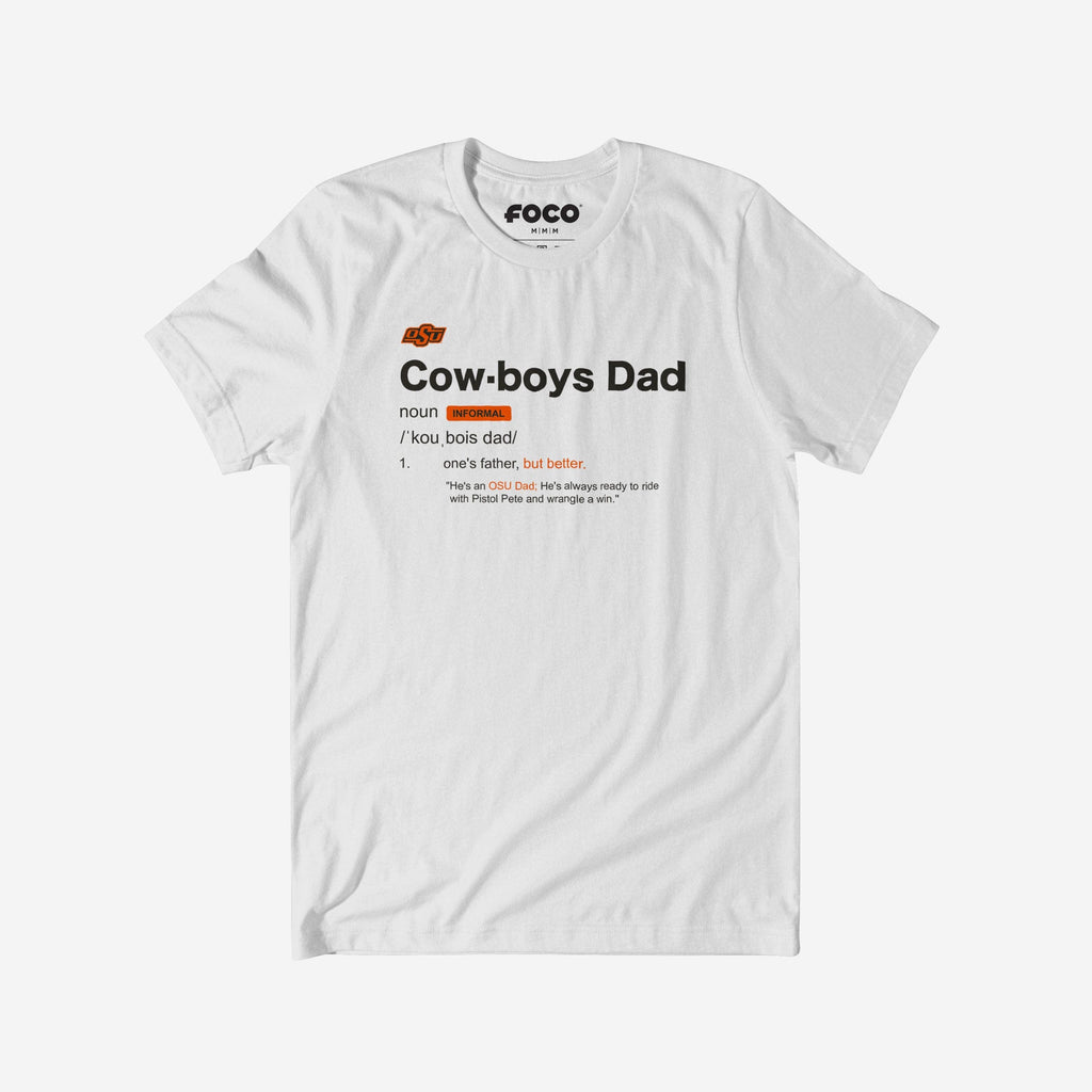 Oklahoma State Cowboys Dad Definition T-Shirt FOCO S - FOCO.com