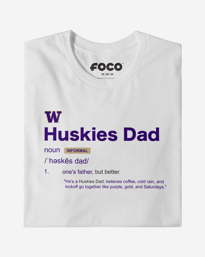 Washington Huskies Dad Definition T-Shirt FOCO S - FOCO.com