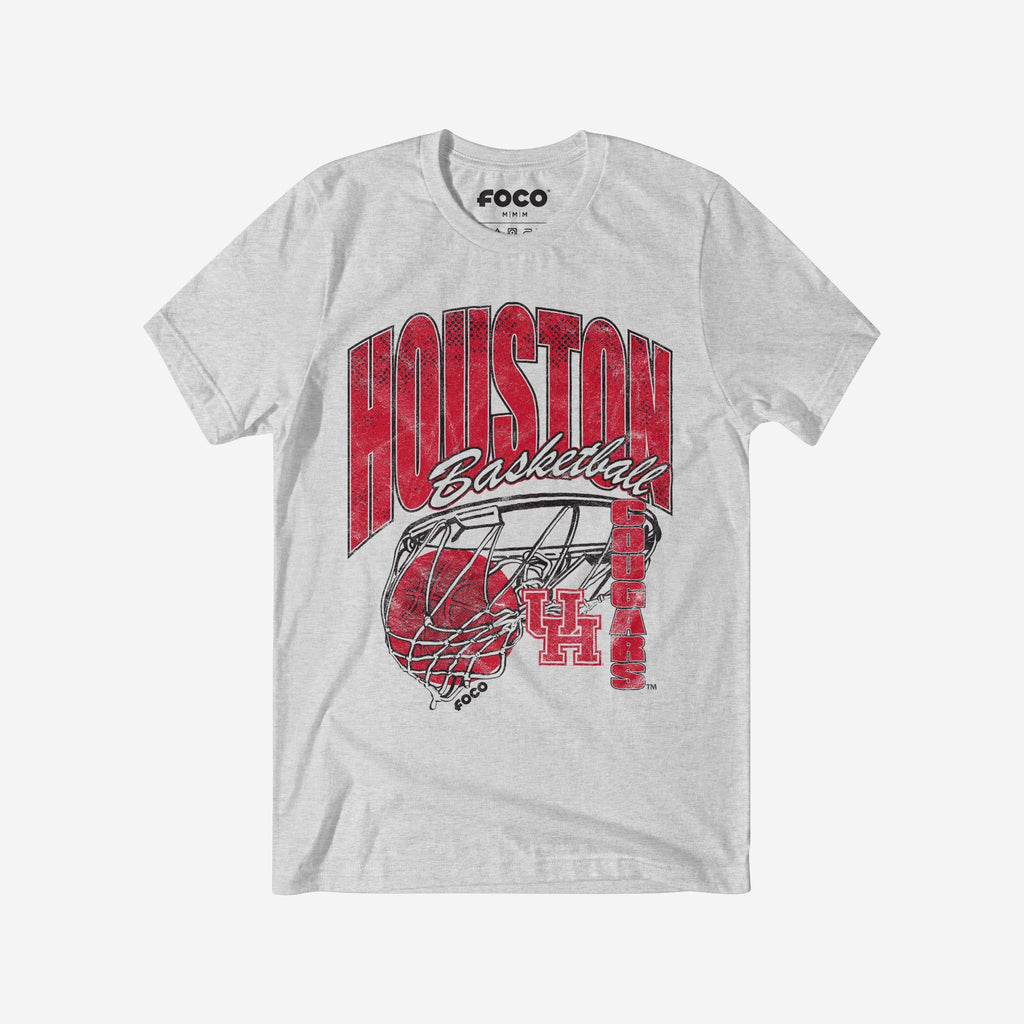 Houston Cougars Script Swish T-Shirt FOCO S - FOCO.com