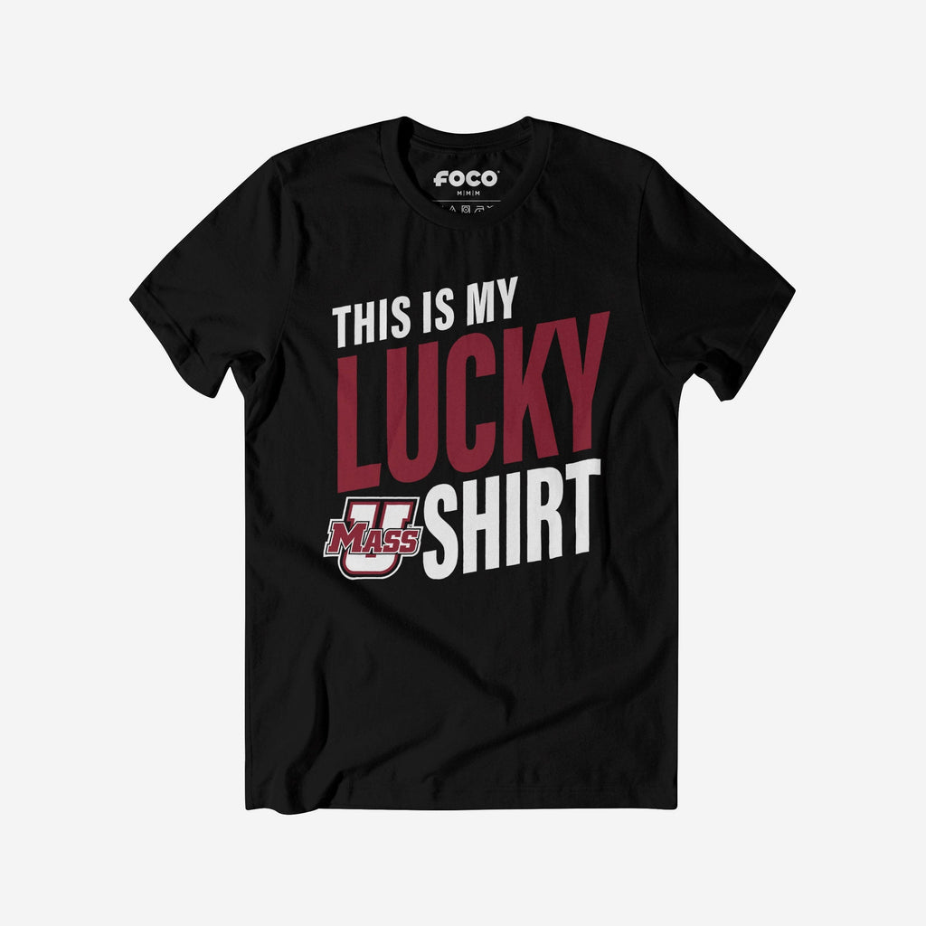 UMass Minutemen This Is My Lucky T-Shirt FOCO S - FOCO.com