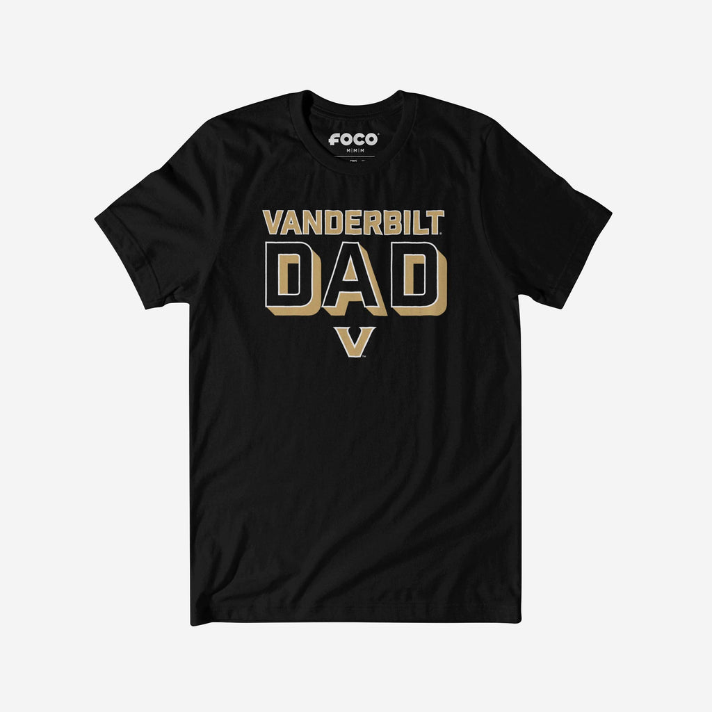 Vanderbilt Commodores Team Dad T-Shirt FOCO S - FOCO.com