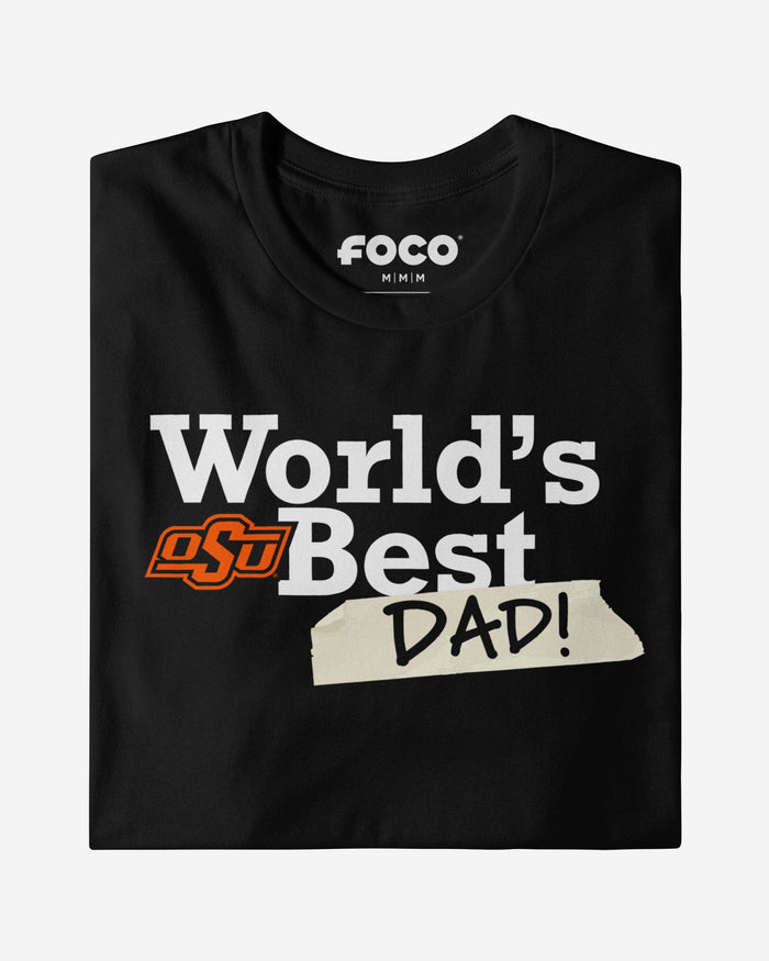 Oklahoma State Cowboys World's Best Dad T-Shirt FOCO - FOCO.com