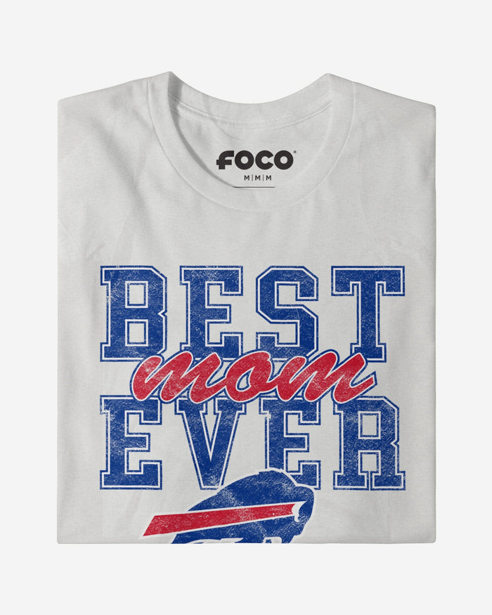 Buffalo Bills Best Mom Ever Stacked T-Shirt FOCO - FOCO.com