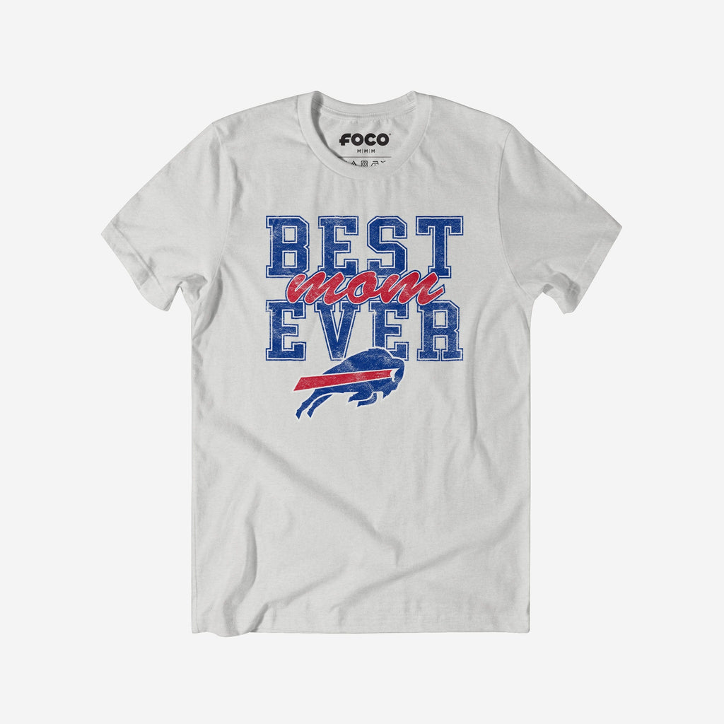 Buffalo Bills Best Mom Ever Stacked T-Shirt FOCO S - FOCO.com