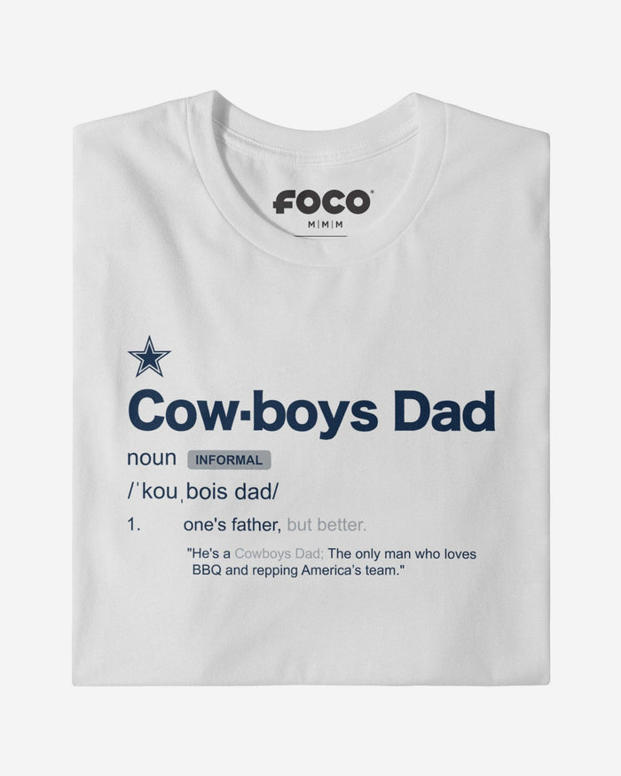 Dallas Cowboys Dad Definition T-Shirt FOCO S - FOCO.com