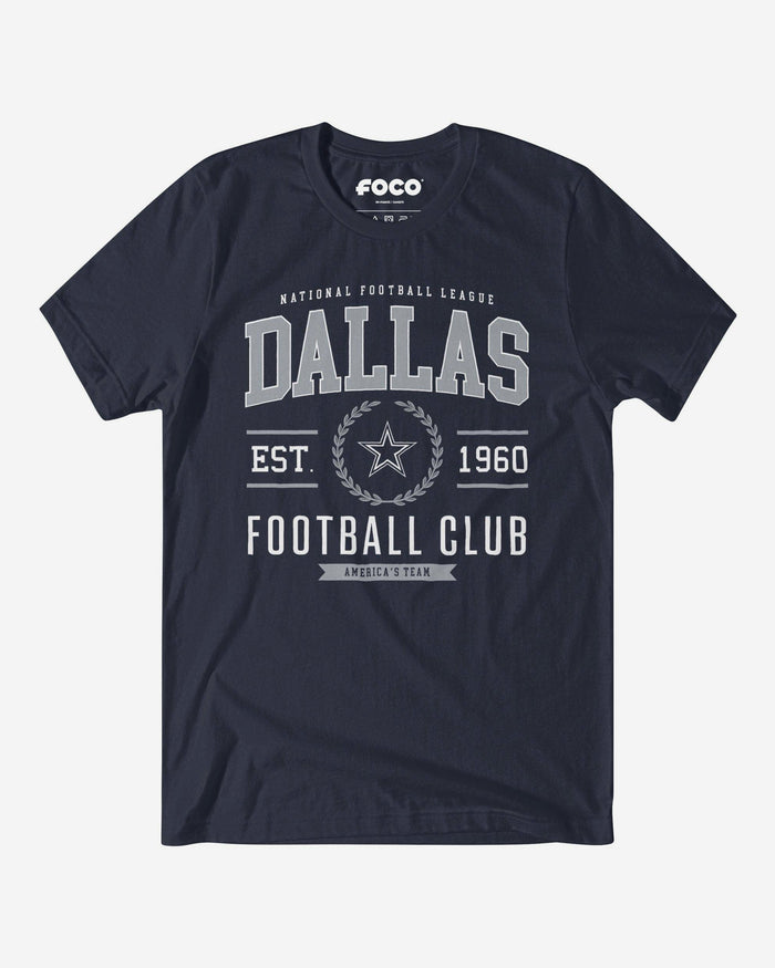 Dallas Cowboys Football Club T-Shirt FOCO Navy S - FOCO.com