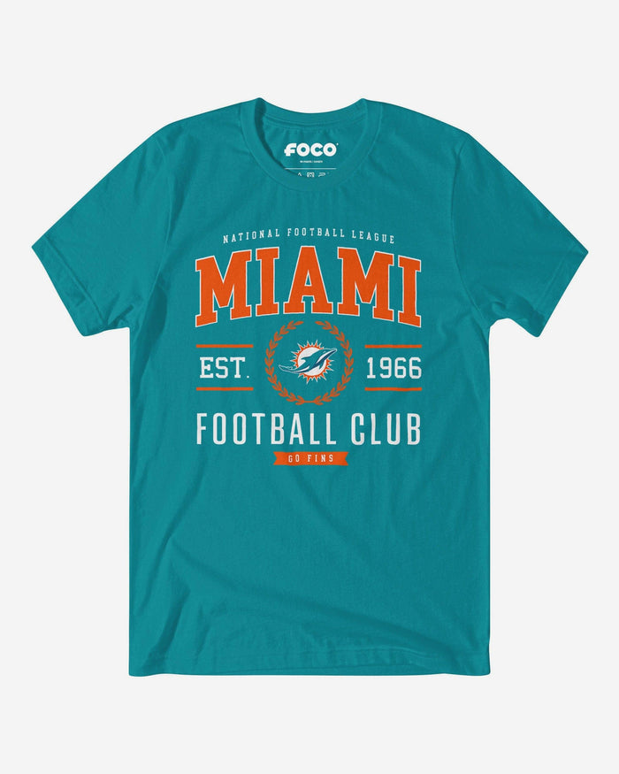 Miami Dolphins Football Club T-Shirt FOCO Marine S - FOCO.com