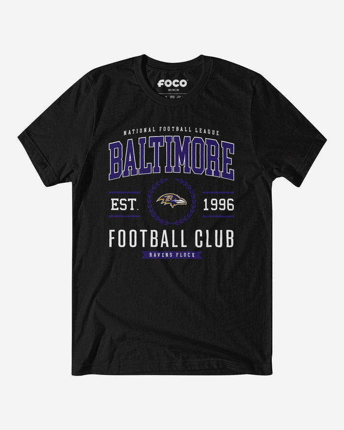 Baltimore Ravens Football Club T-Shirt FOCO Black S - FOCO.com