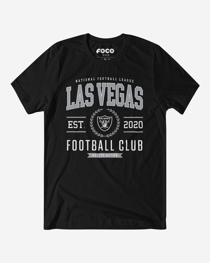 Las Vegas Raiders Football Club T-Shirt FOCO Black S - FOCO.com