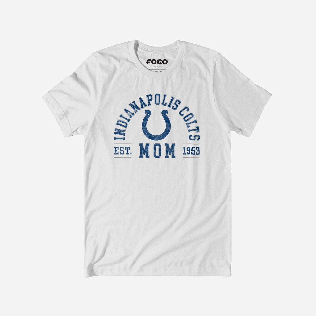 Indianapolis Colts Mom Arched T-Shirt FOCO S - FOCO.com