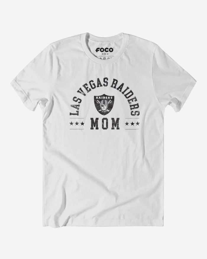 Las Vegas Raiders Mom Arched T-Shirt FOCO S - FOCO.com