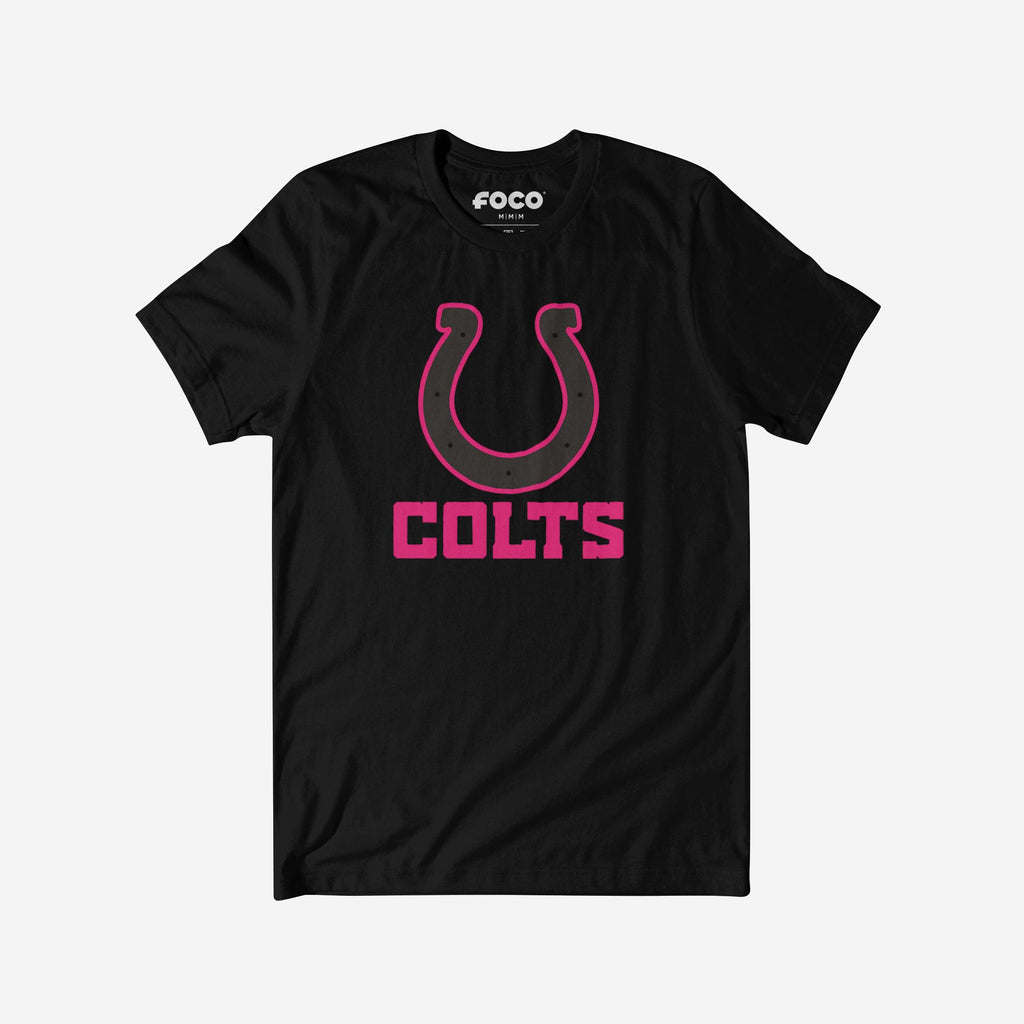 Indianapolis Colts Highlight Reel T-Shirt FOCO Black/Neon Pink S - FOCO.com