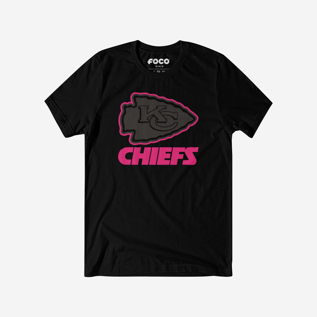 Kansas City Chiefs Highlight Reel T-Shirt FOCO Black/Neon Pink S - FOCO.com