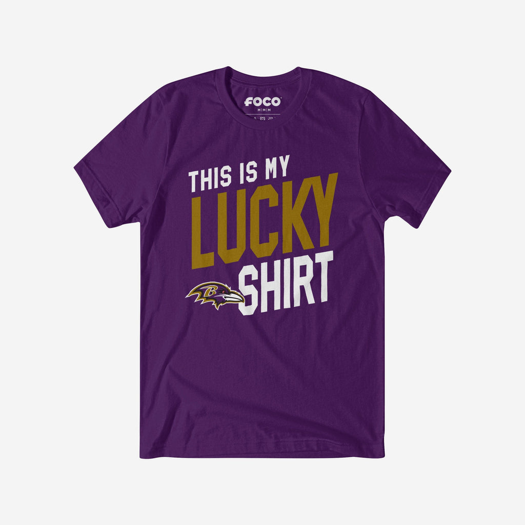 Baltimore Ravens This Is My Lucky T-Shirt FOCO S - FOCO.com