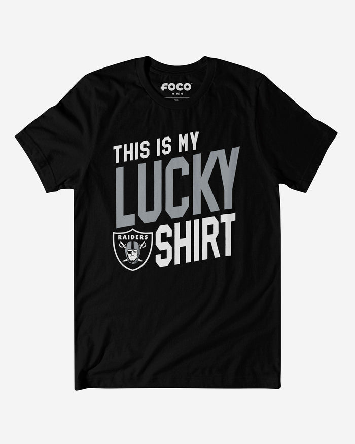 Las Vegas Raiders This Is My Lucky T-Shirt FOCO S - FOCO.com