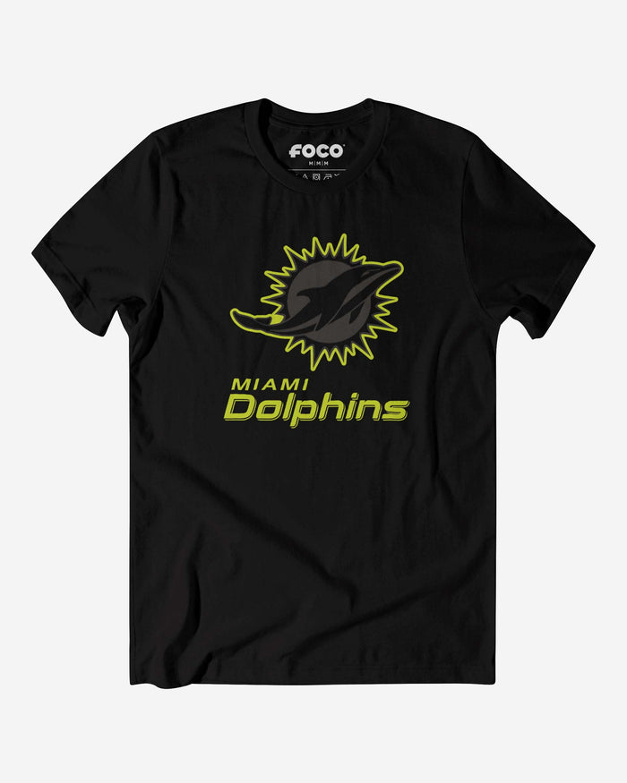 Miami Dolphins Highlight Reel T-Shirt FOCO Black/Volt S - FOCO.com