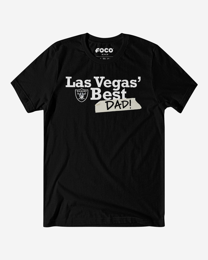Las Vegas Raiders World's Best Dad T-Shirt FOCO S - FOCO.com