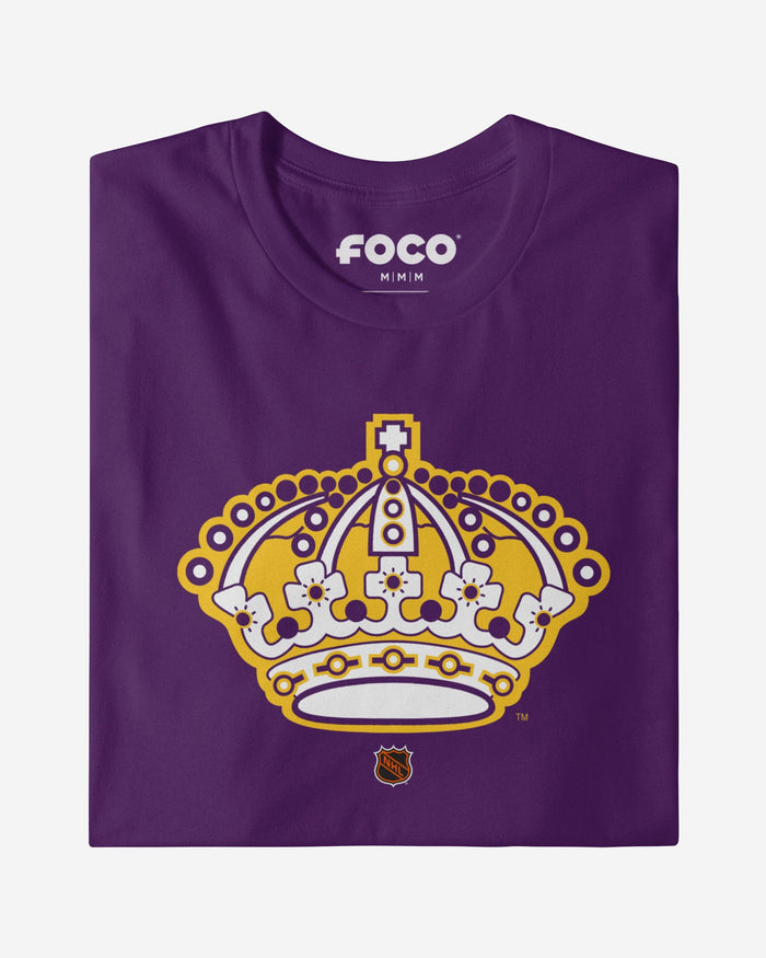 Los Angeles Kings 1967 Retro Logo T-Shirt FOCO Maize Yellow S - FOCO.com