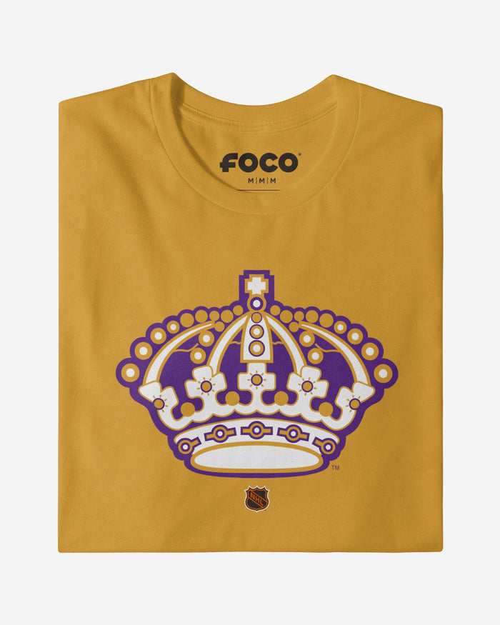 Los Angeles Kings 1967 Retro Logo T-Shirt FOCO Maize Yellow S - FOCO.com