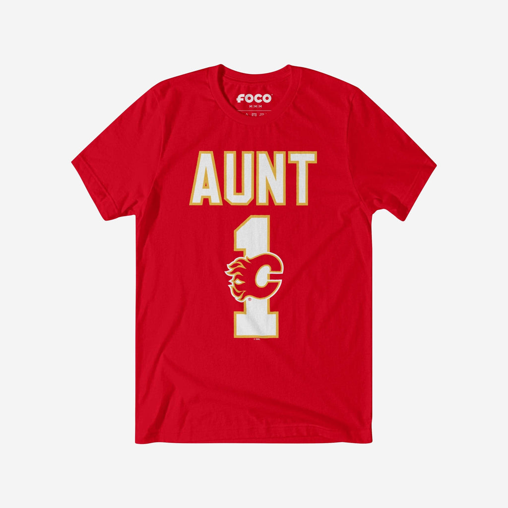 Calgary Flames Number 1 Aunt T-Shirt FOCO S - FOCO.com
