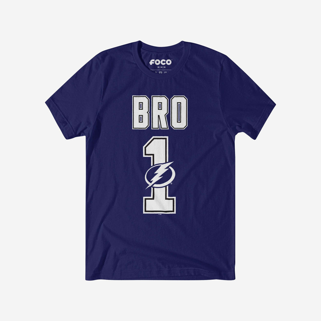 Tampa Bay Lightning Number 1 Bro T-Shirt FOCO S - FOCO.com