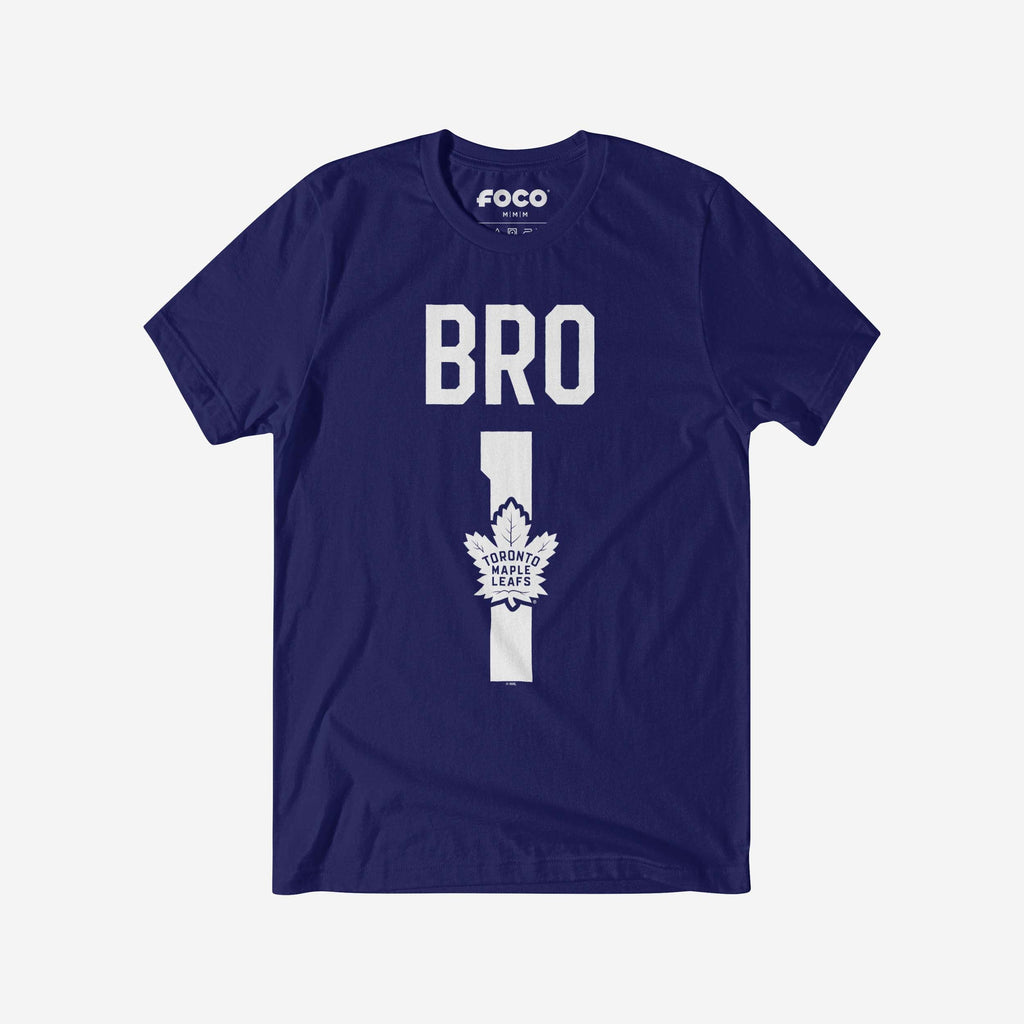 Toronto Maple Leafs Number 1 Bro T-Shirt FOCO S - FOCO.com