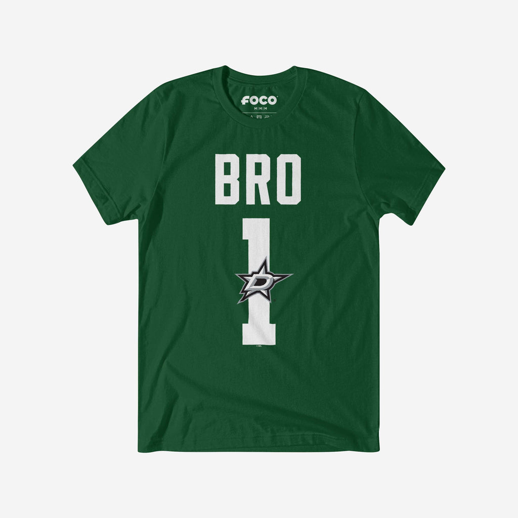 Dallas Stars Number 1 Bro T-Shirt FOCO S - FOCO.com