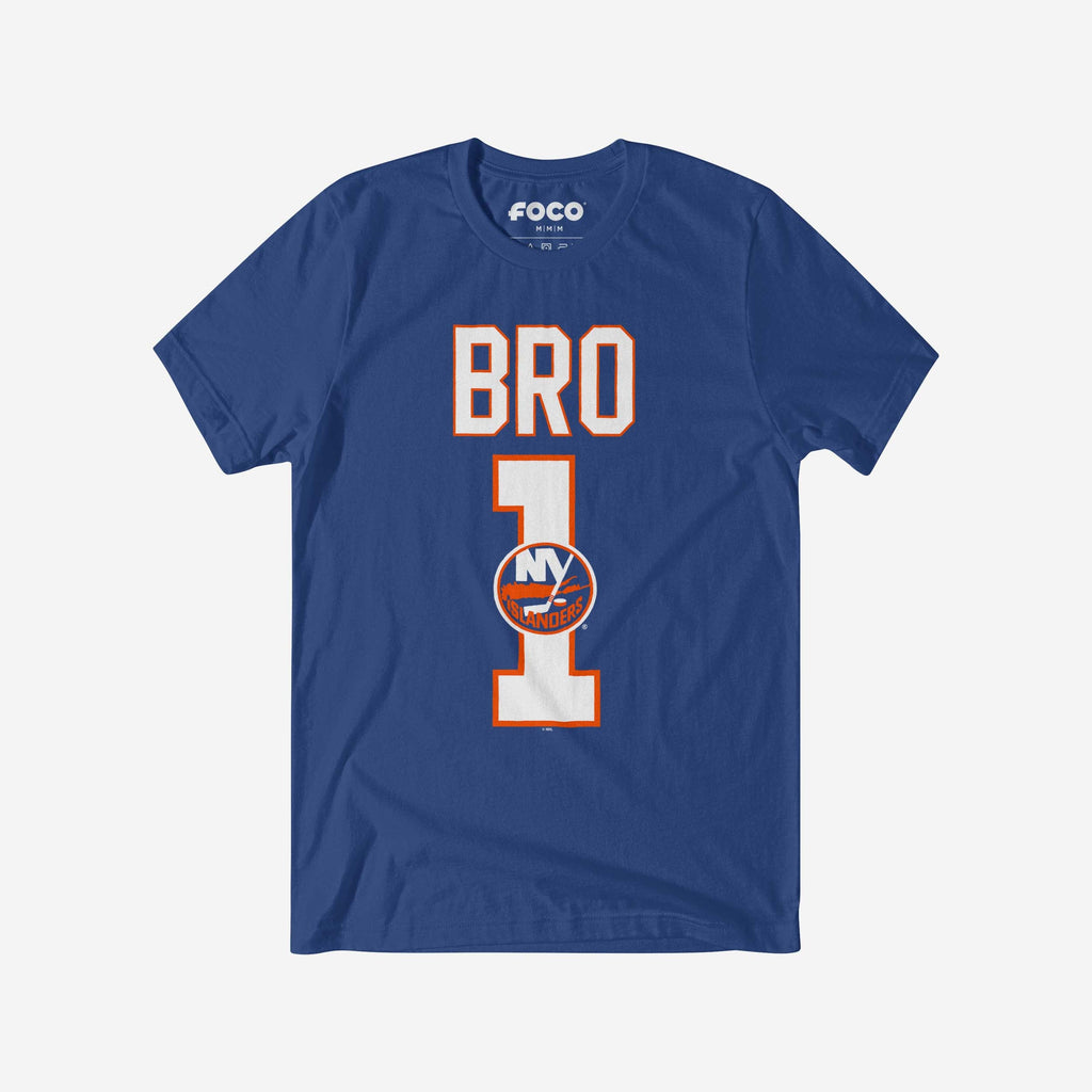New York Islanders Number 1 Bro T-Shirt FOCO S - FOCO.com