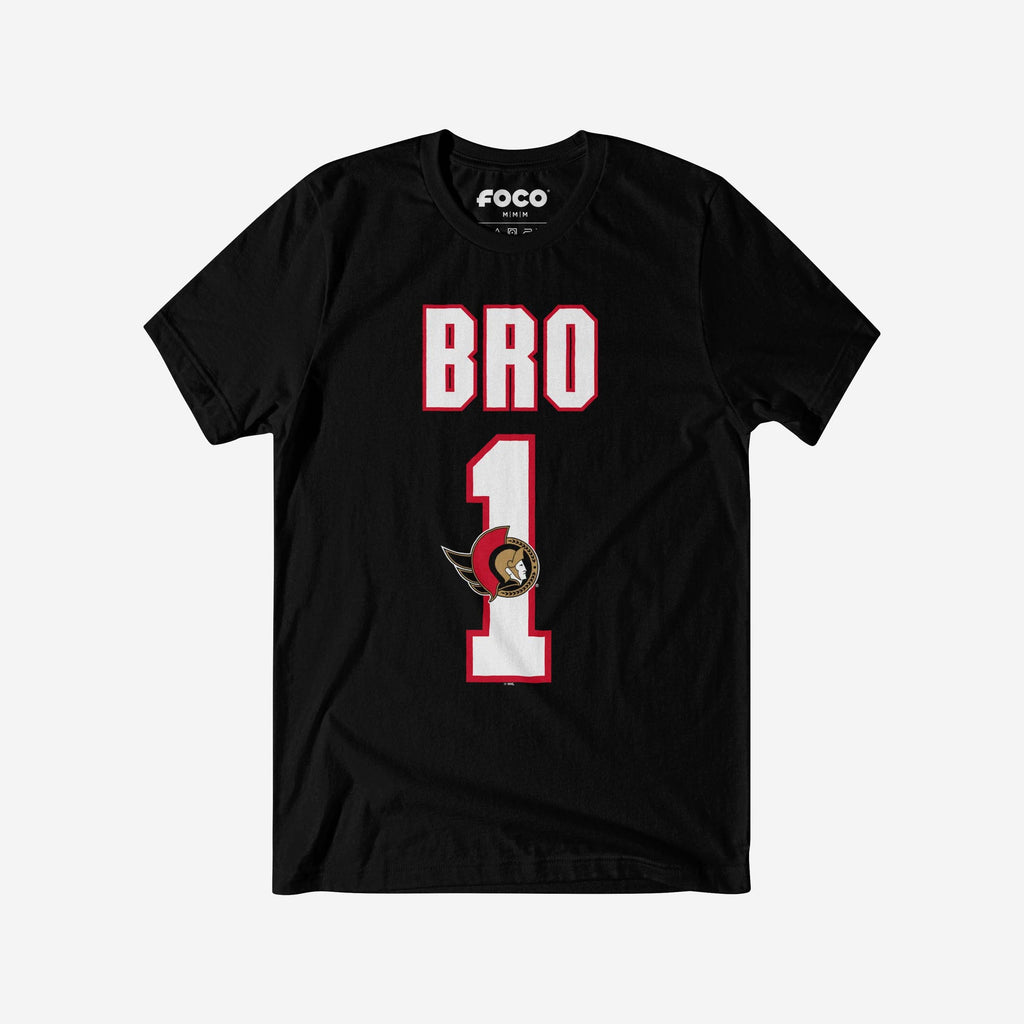 Ottawa Senators Number 1 Bro T-Shirt FOCO S - FOCO.com