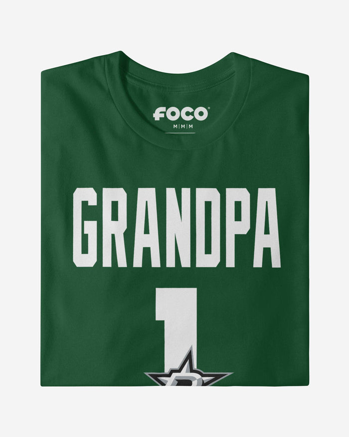 Dallas Stars Number 1 Grandpa T-Shirt FOCO - FOCO.com