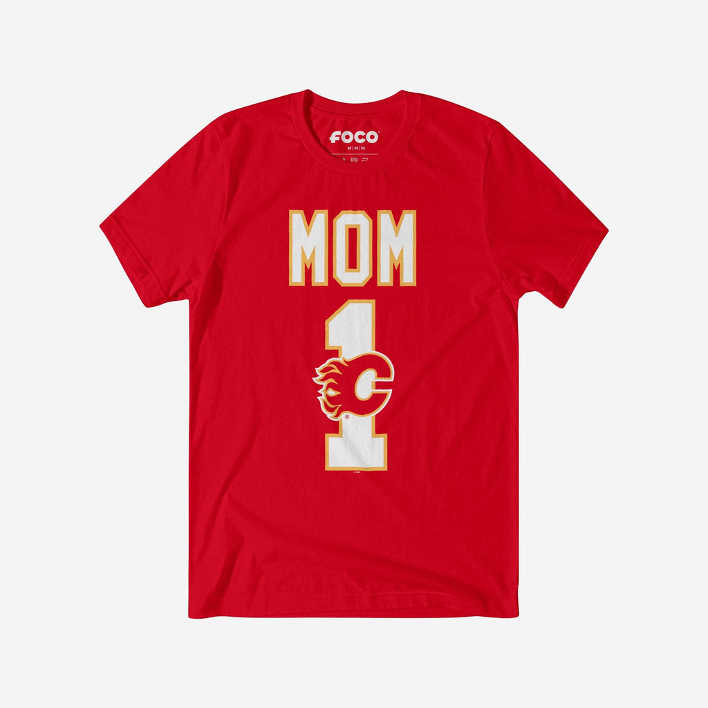 Calgary Flames Number 1 Mom T-Shirt FOCO S - FOCO.com