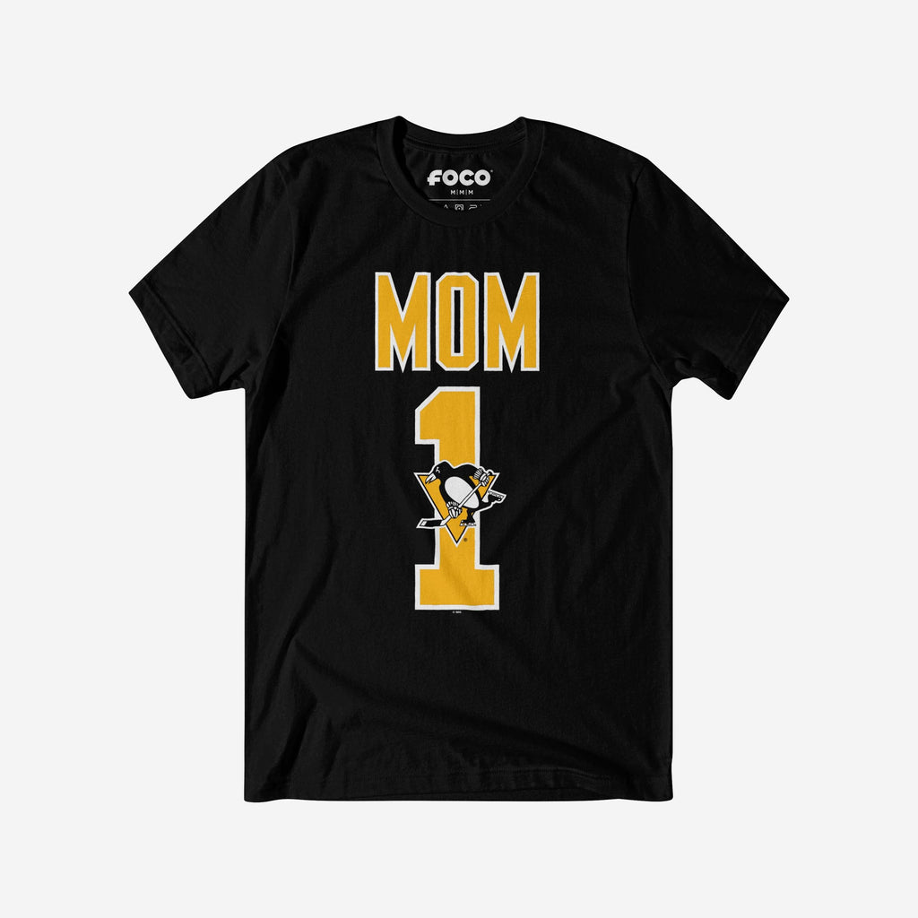 Pittsburgh Penguins Number 1 Mom T-Shirt FOCO S - FOCO.com