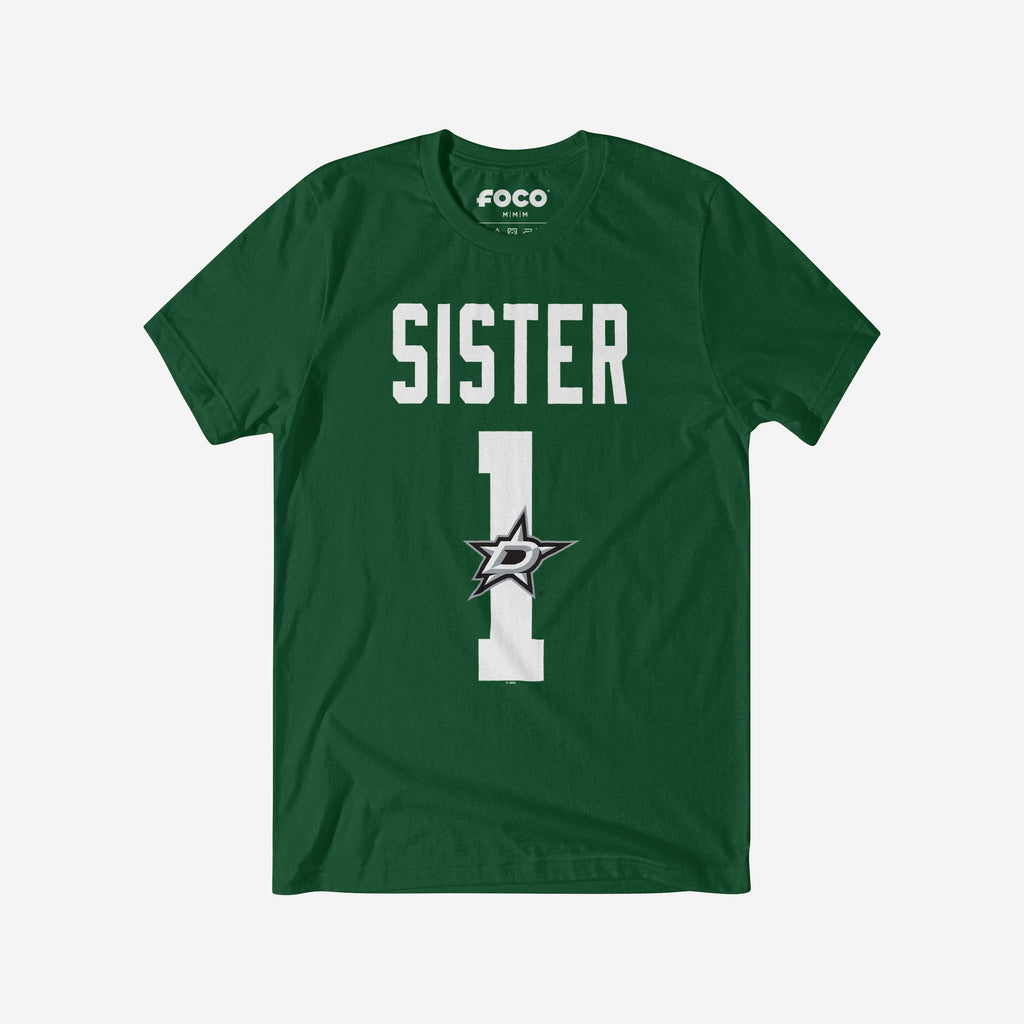 Dallas Stars Number 1 Sister T-Shirt FOCO S - FOCO.com