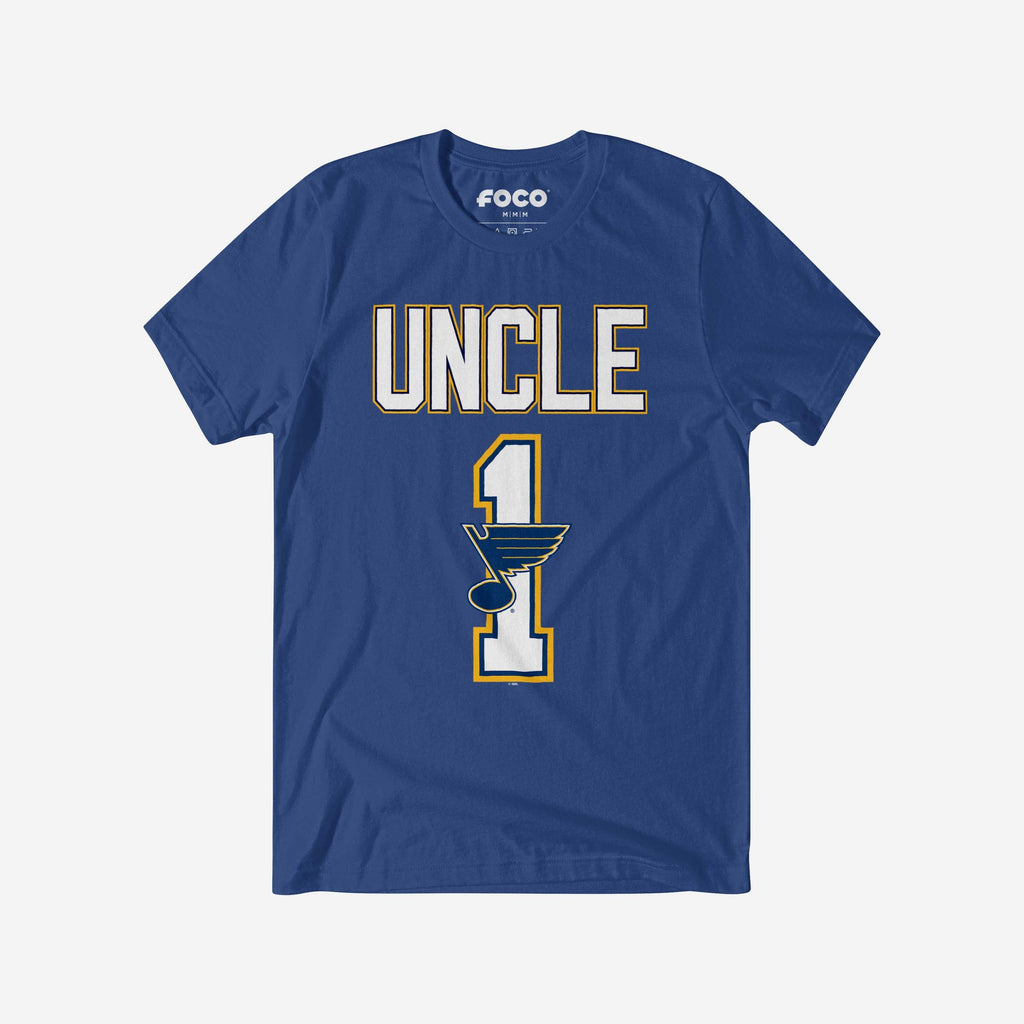 St Louis Blues Number 1 Uncle T-Shirt FOCO S - FOCO.com