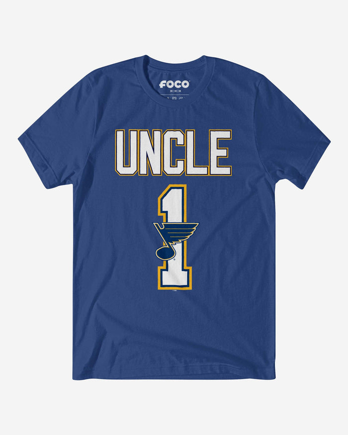 St Louis Blues Number 1 Uncle T-Shirt FOCO S - FOCO.com