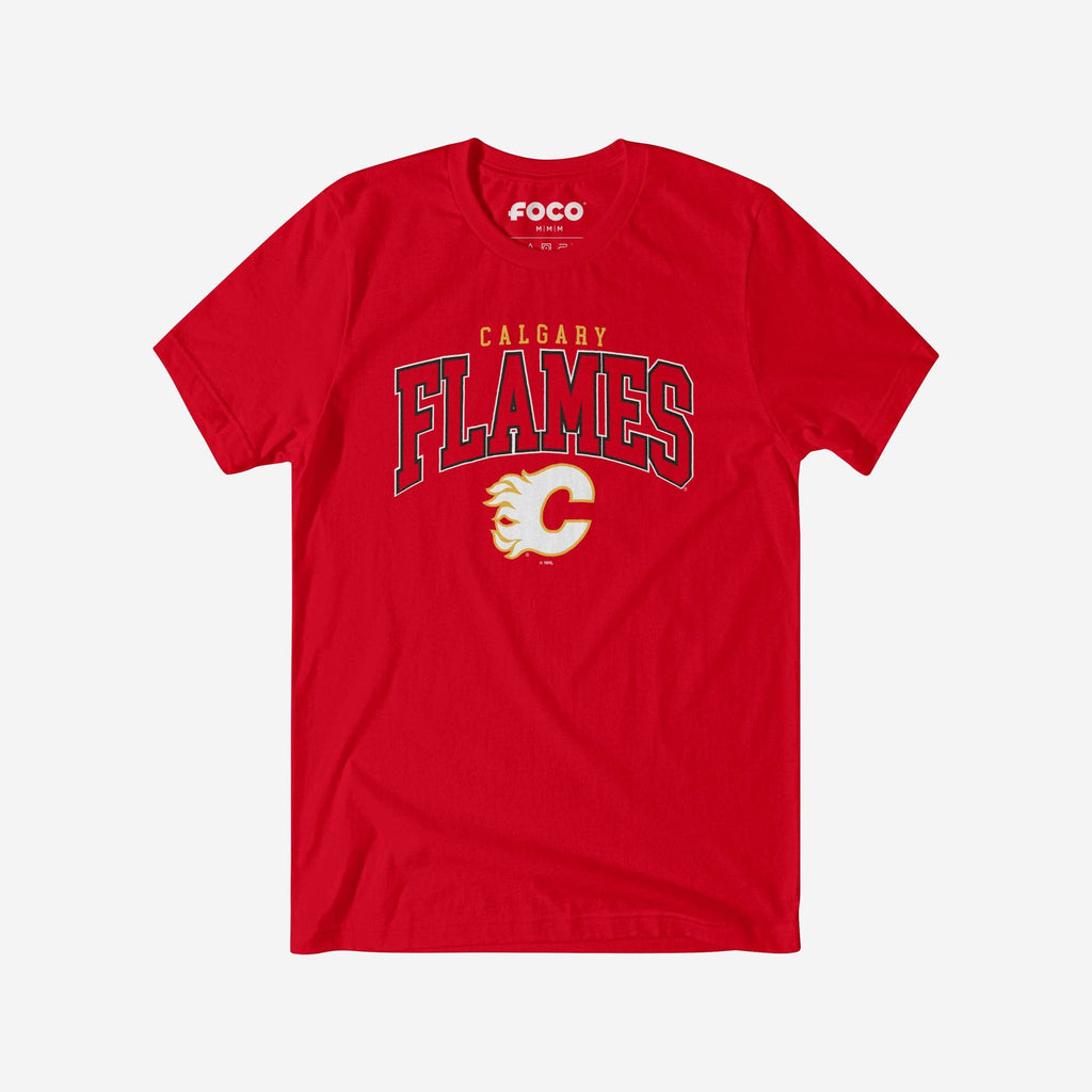 Calgary Flames Classic Logo T-Shirt FOCO Red S - FOCO.com