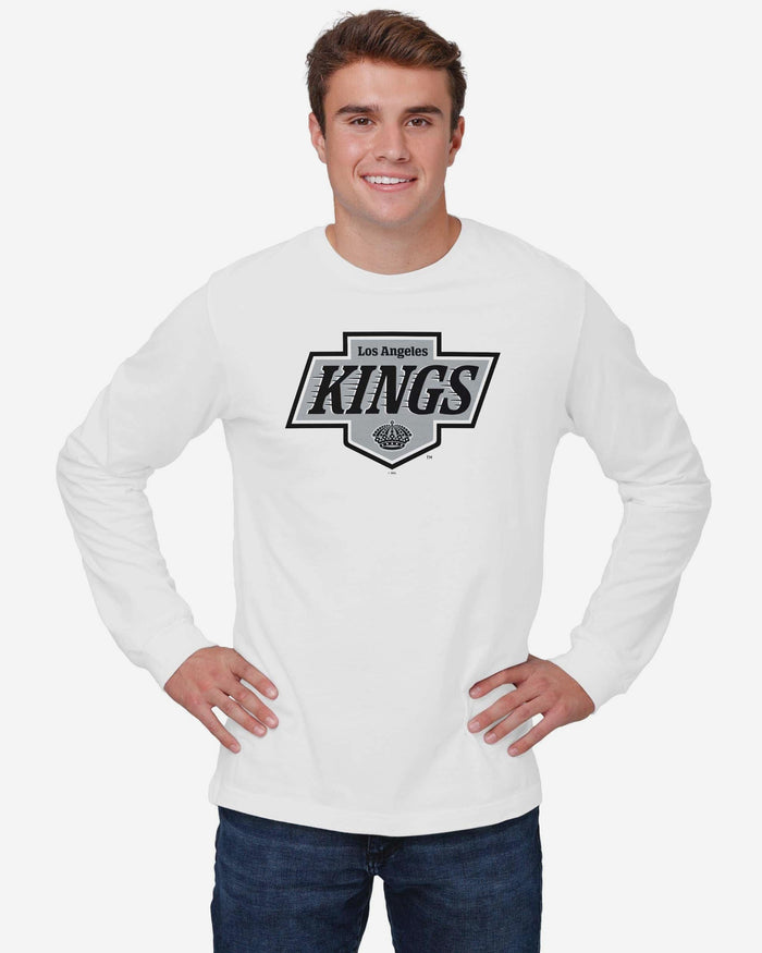 Los Angeles Kings Primary Logo Long Sleeve T-Shirt FOCO White S - FOCO.com