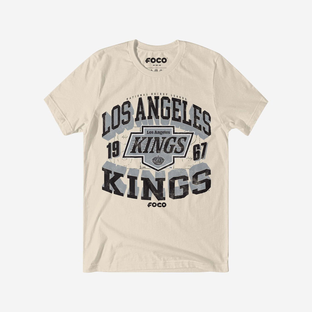 Los Angeles Kings Rink Arched Wordmark T-Shirt FOCO S - FOCO.com