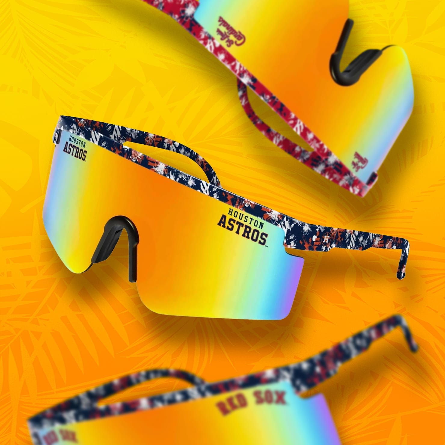 Shades on. <br>Fan on.