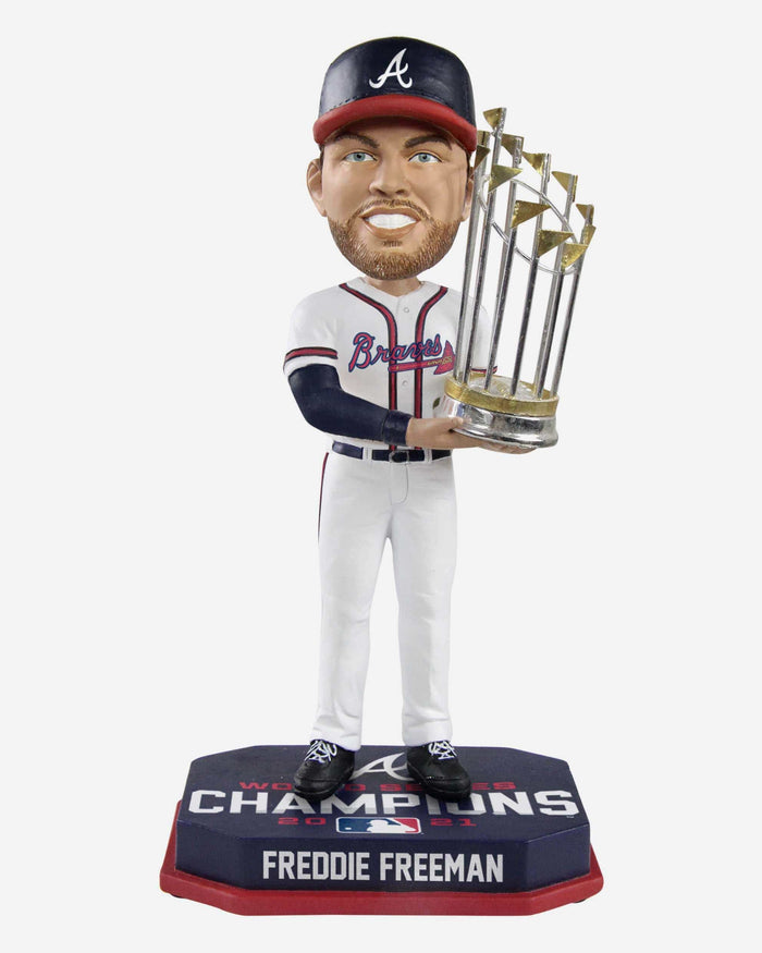 Freddie Freeman Atlanta Braves 2021 World Series Champions Bobblehead FOCO - FOCO.com