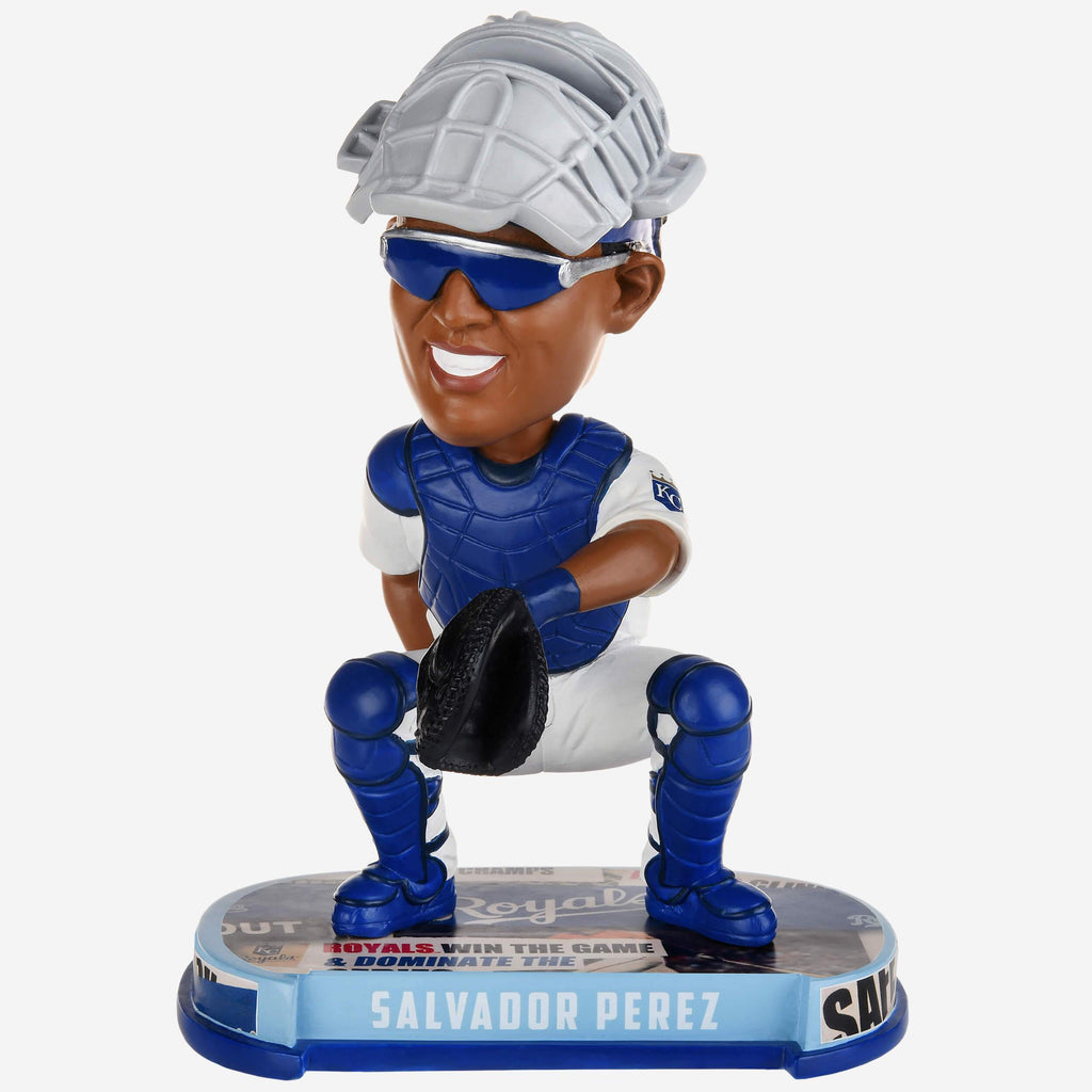 Salvador Perez Kansas City Royals Headline Bobblehead FOCO - FOCO.com